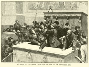 Inwazja Korpusu Legislatif w dniu 4 września 1870 r autorstwa American School