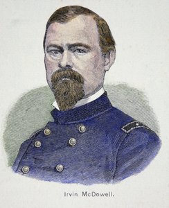 Irvin McDowell (1818-85) (kolorowy grawerunek) autorstwa American School