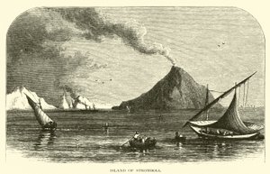 Wyspa Stromboli autorstwa American School