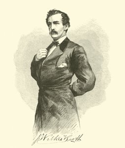J Wilkes Booth, kwiecień 1865 autorstwa American School