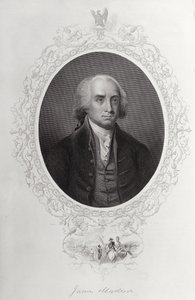 James Madison, z „Historii Stanów Zjednoczonych”, tom. I, Charles Mackay, grawerowane przez C. Cook autorstwa American School