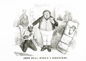 John Bull dokonuje odkrycia (lito) autorstwa American School