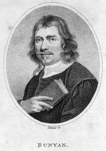 John Bunyan (1628-88) frontyspis do Pilgrims Progress, 1805 autorstwa American School