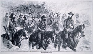 Poszukiwacze Johna Hunta Morgana (1825-64) (lito) autorstwa American School
