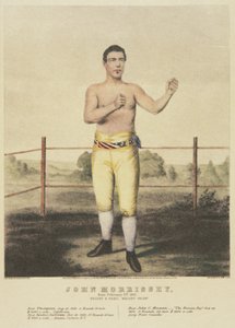 John Morrissey, ze współczesnej grafiki (kolor lito) autorstwa American School