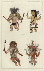 Kawikoli, Ciwikoli, Tacab (Naactadji) (colour litho) autorstwa American School