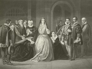 Ostatnie chwile Maryi Królowej Szkotów, 1587 autorstwa American School