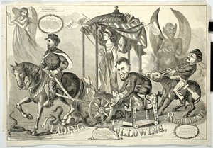 Prowadzący, podążający, buntujący się, 1864 autorstwa American School