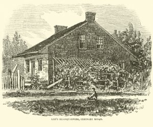 Siedziba Lees, Seminary Ridge, lipiec 1863 r. autorstwa American School