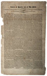 Wolność słowa i prasy, styczeń 1799 autorstwa American School