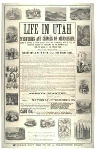 Życie w Utah lub tajemnice i zbrodnie mormonizmu; będąc ujawnieniem ich tajnych obrzędów i ceremonii, c.1870