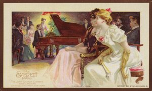 Słuchanie recitalu fortepianowego autorstwa American School