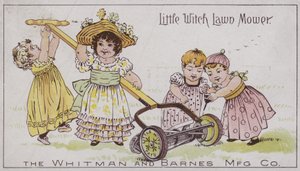 Kosiarka do trawy Little Witch (chromolitho) autorstwa American School