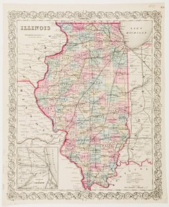 Mapa Illinois autorstwa American School