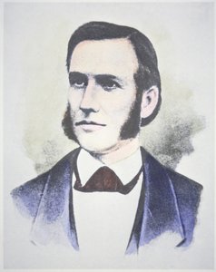 Marcus Whitman (1802-47) (kolor lito) (patrz także 268169) autorstwa American School