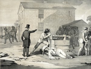 Męczeństwo Józefa i Hyruma Smithów w więzieniu w Kartaginie, 27 czerwca 1844, 1851 autorstwa American School