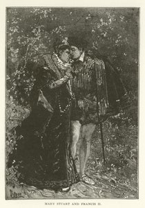 Maria Stuart i Franciszek II autorstwa American School