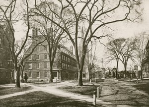 Massachusetts Hall, Harvard University, Cambridge (fotograwiura) autorstwa American School