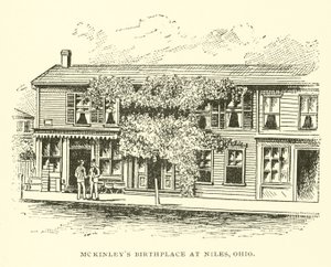 Miejsce urodzenia McKinleya w Niles, Ohio autorstwa American School