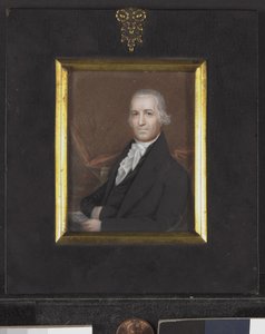 Miniaturowy portret Samuela Osgooda, ok.1789 (z kością słoniową) autorstwa American School