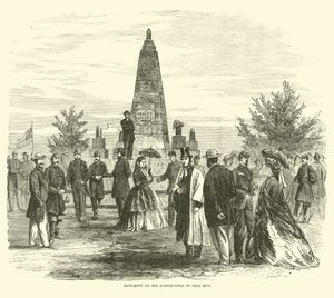 Pomnik na polu bitwy pod Bull Run, wrzesień 1862 autorstwa American School