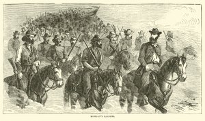 Najeźdźcy Morgans, lipiec 1863 autorstwa American School