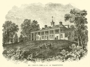 Mount Vernon, dom Waszyngtona (rycina) autorstwa American School