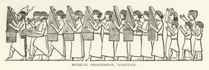 Procesja muzyczna, Niniwa autorstwa American School