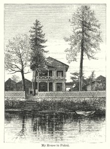 Mój dom w Fukui (grawerunek) autorstwa American School