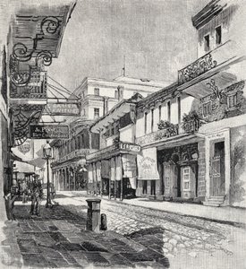 Hotel Old St. Louis, później The State House, Nowy Orlean, z „The Century Illustrated Monthly Magazine”, od maja do października 1883 r. autorstwa American School