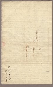 Strona 4, List Abigail Adams do Johna Adamsa, 31 marca - 5 kwietnia 1776 (tusz na papierze) autorstwa American School