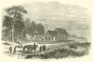 Zajezdnia Pocotaligo, styczeń 1865 autorstwa American School