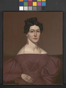 Portret Elizy C. Ayres (olej na płótnie) autorstwa American School