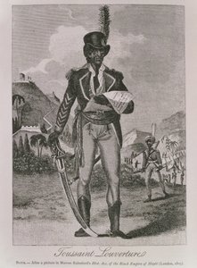 Portret Francois Dominique Toussaint-Louverture (ok. 1743-1803) (rycina) autorstwa American School