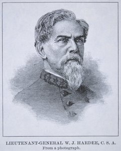 Portret generała porucznika WJ Hardee (1815-73) (lito) autorstwa American School