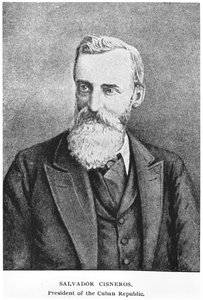 Portret Salvadora Cisnerosa Betancourta (1828-1914) z Historii Kuby Murata Halsteada, opublikowany w 1898 roku autorstwa American School