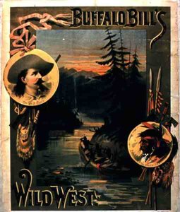 Plakat reklamujący „Buffalo Bill