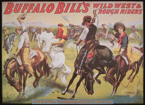 Plakat do Buffalo Billa (1846-1917) Wild West Show autorstwa American School