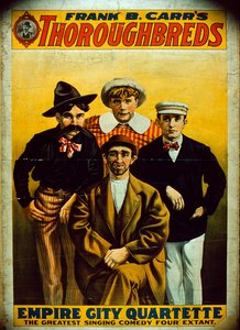 Plakat dla Franka B. Carrsa pełnej krwi angielskiej