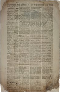 Obrady i przemówienie Konwencji Konstytucyjnej, ok. 19 marca 1861 r. autorstwa American School