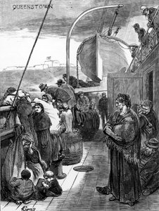 Queenstown: Farewell to the Old World, ilustracja z "Harper
