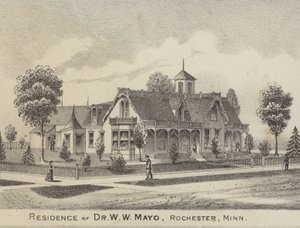 Rezydencja dr WW Mayo, Rochester, Minnesota, USA autorstwa American School