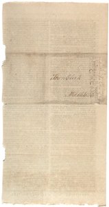 Rezolucje drukujące projekt NYS dotyczący poprawek do Konstytucji, październik 1788 r. autorstwa American School