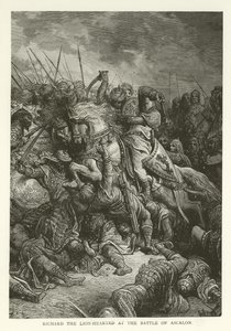Ryszard Lwie Serce w bitwie pod Askalonem, 1192 autorstwa American School