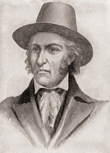 Samuel Chester Reid, dowódca korsarza podczas wojny 1812 r., z „Historii naszego kraju”, opublikowanej w 1905 r. (litho) autorstwa American School