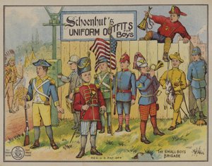 Stroje mundurowe Schoenhuts dla chłopców autorstwa American School