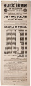 Druga wielka premia przyznana przez Washington Library Co na rzecz Riverside Insitution!, 20 maja 1867 r. autorstwa American School