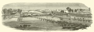 Założono mosty Sedgwicks, maj 1863 autorstwa American School