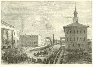 Armia Shermana wkraczająca do Savannah, grudzień 1864 r. autorstwa American School