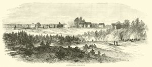 Gmach sądu w Spotsylwanii, maj 1864 r. autorstwa American School